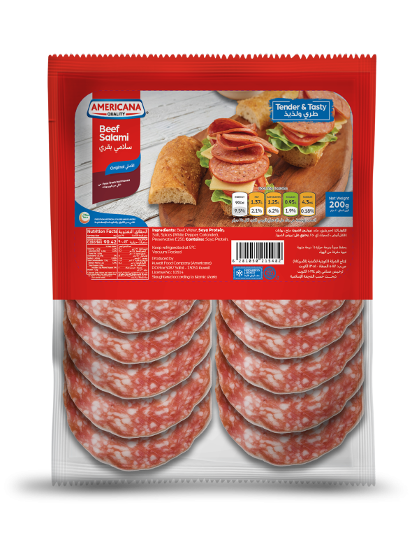 Sliced Beef Salami