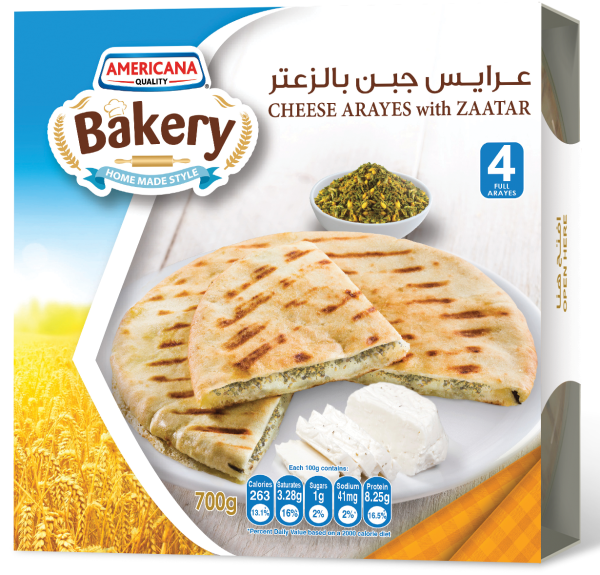 Arayes Cheese with Zaatar