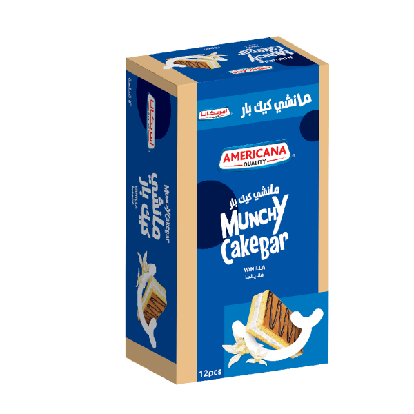 Munchy Vanilla Cake Bar