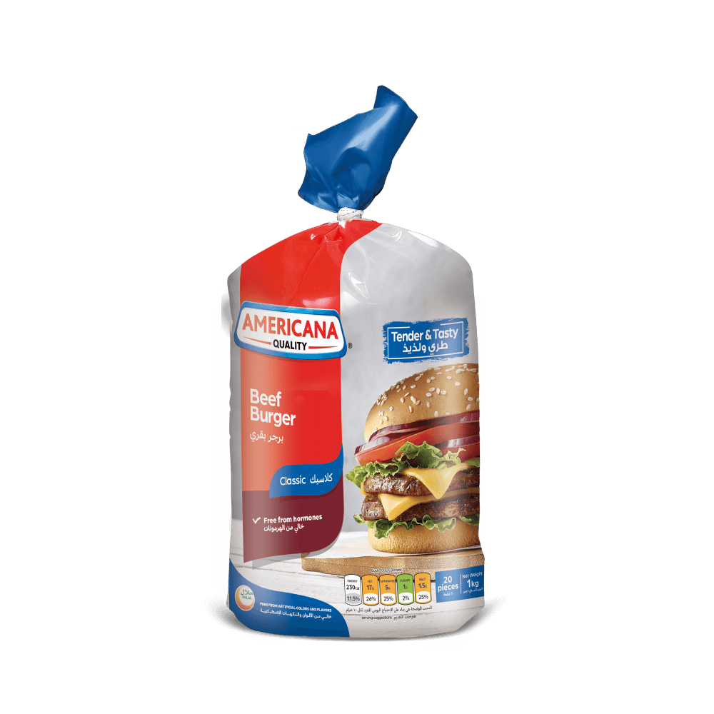 Classic Beef Burger - Americana Foods