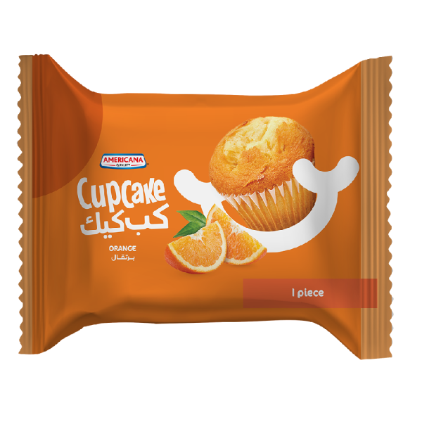 Orange Cupcake - 1 piece Wrapper