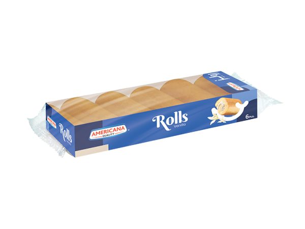 6 pcs Vanilla Swiss Rolls