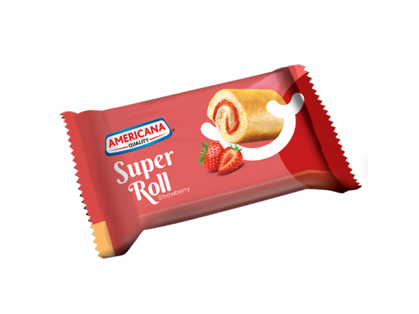 Super Swiss Roll with Strawberry Jam