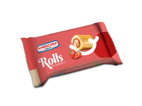 Vanilla Swiss Roll with Strawberry Jam