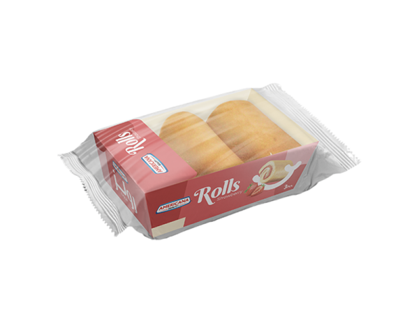 3 pcs Vanilla Swiss Rolls with Strawberry Jam