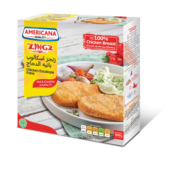 Zingz Chicken Escalope Pane